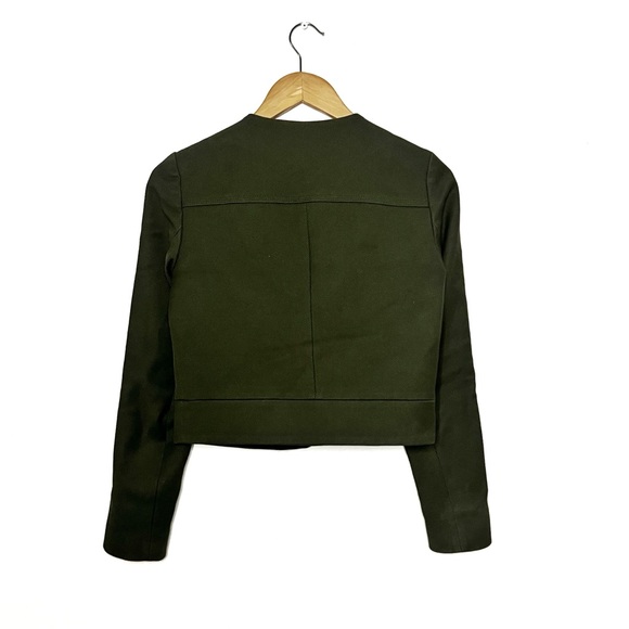 Judith & Charles | Olive Crop Jacket - Picture 2 of 5